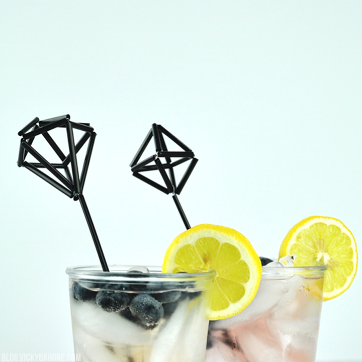 Geometric Drink Stirrers | Vicky Barone