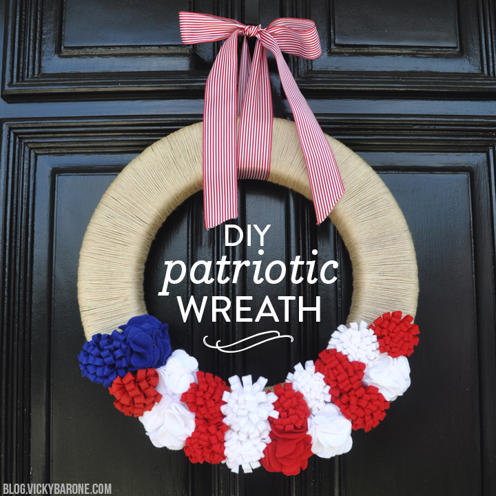 DIY Patriotic Wreath