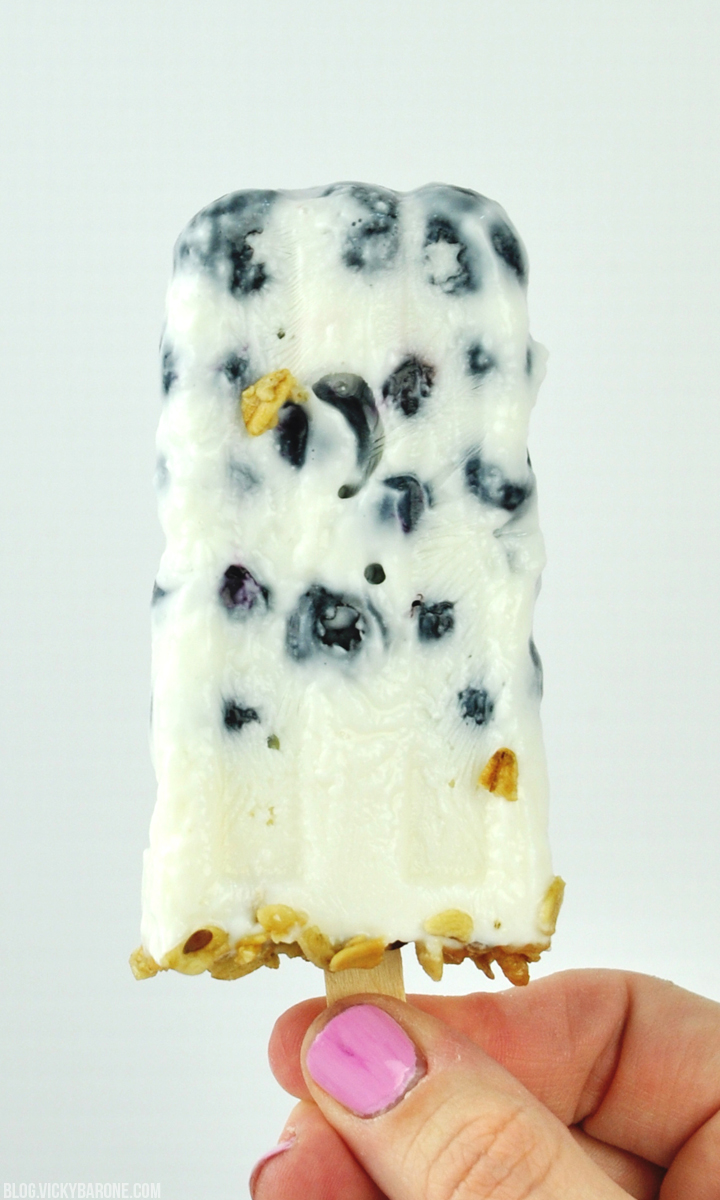 Fruit & Yogurt Breakfast Pops | Vicky Barone