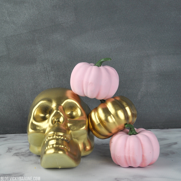DIY Metallic Skull | Vicky Barone