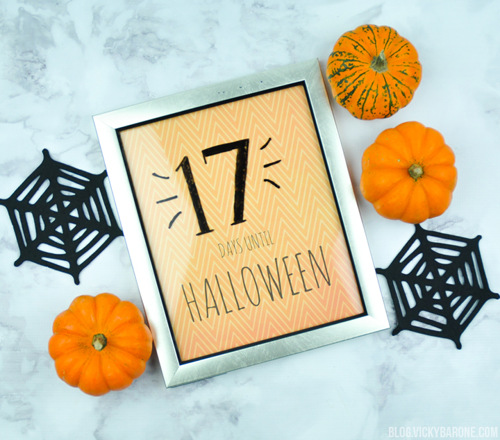 Halloween Countdown Frame | Vicky Barone