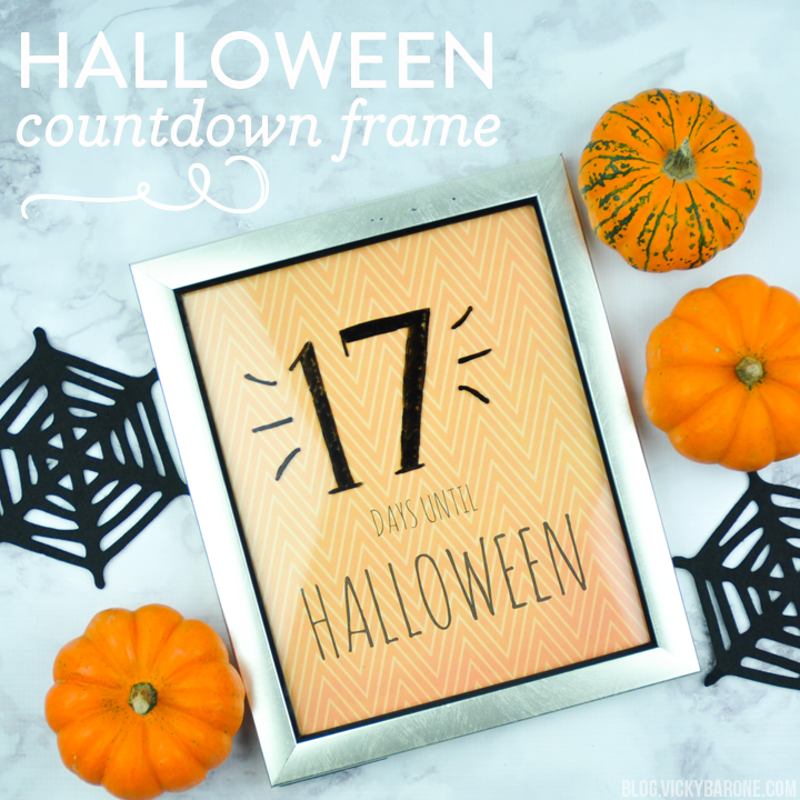 Halloween Countdown Frame