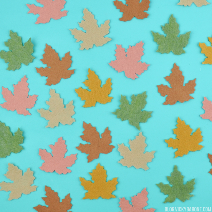 DIY Felt Leaf Garland | Vicky Barone