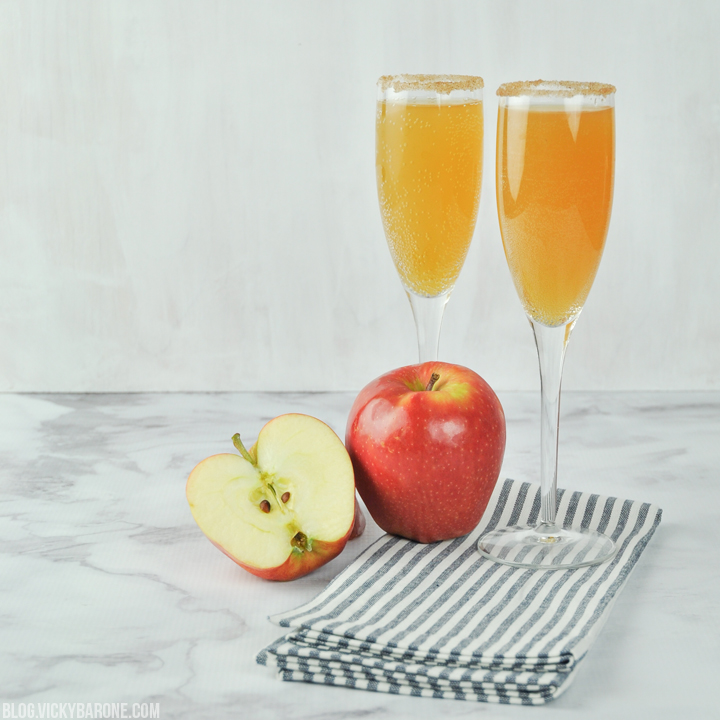Apple Cider Mimosas | Vicky Barone