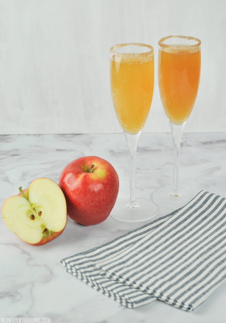 Apple Cider Mimosas | Vicky Barone
