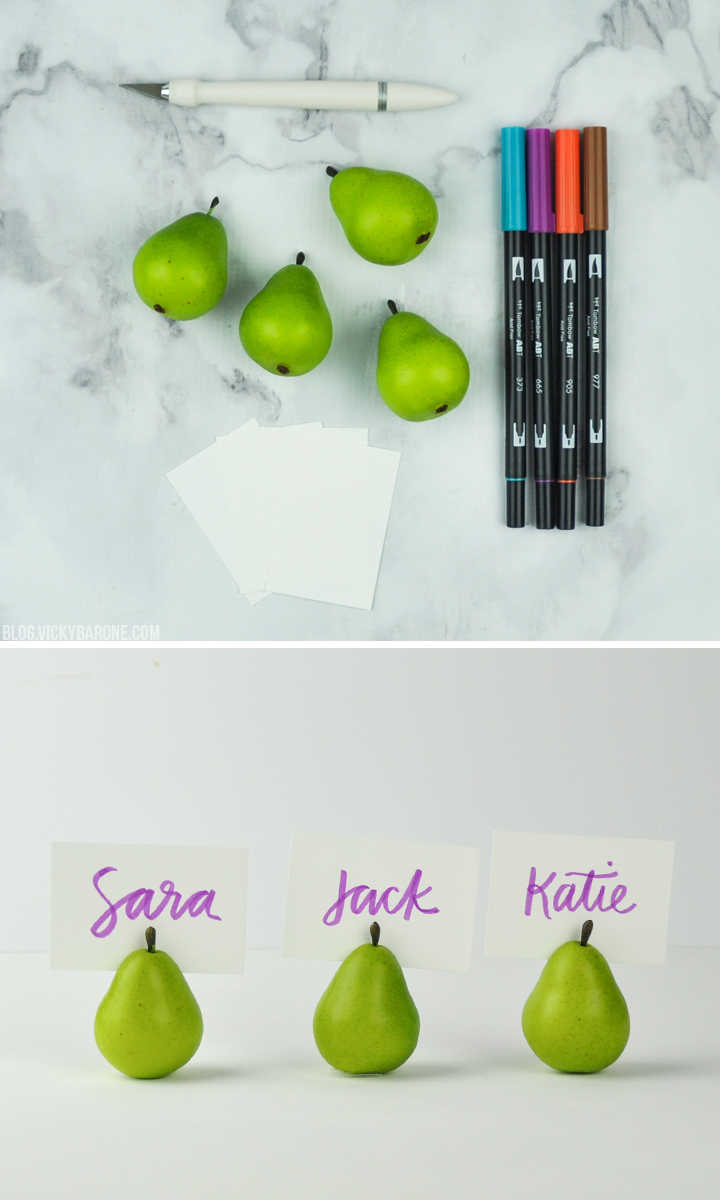 DIY Thanksgiving Place Cards | Vicky Barone
