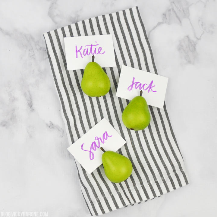 DIY Thanksgiving Place Cards | Vicky Barone