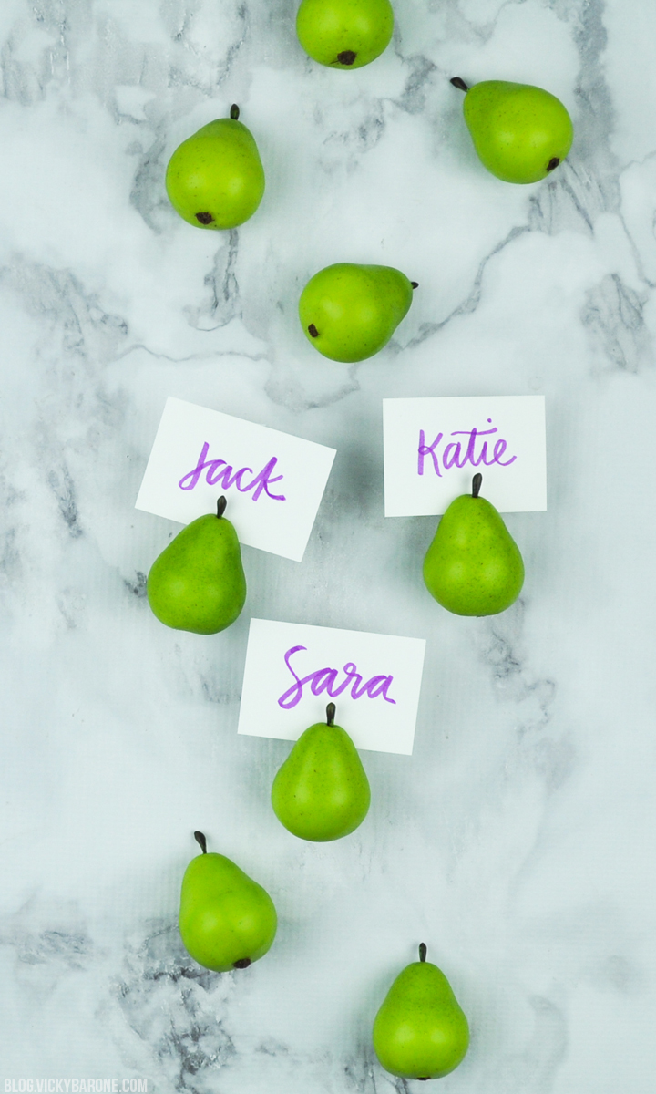 DIY Thanksgiving Place Cards | Vicky Barone