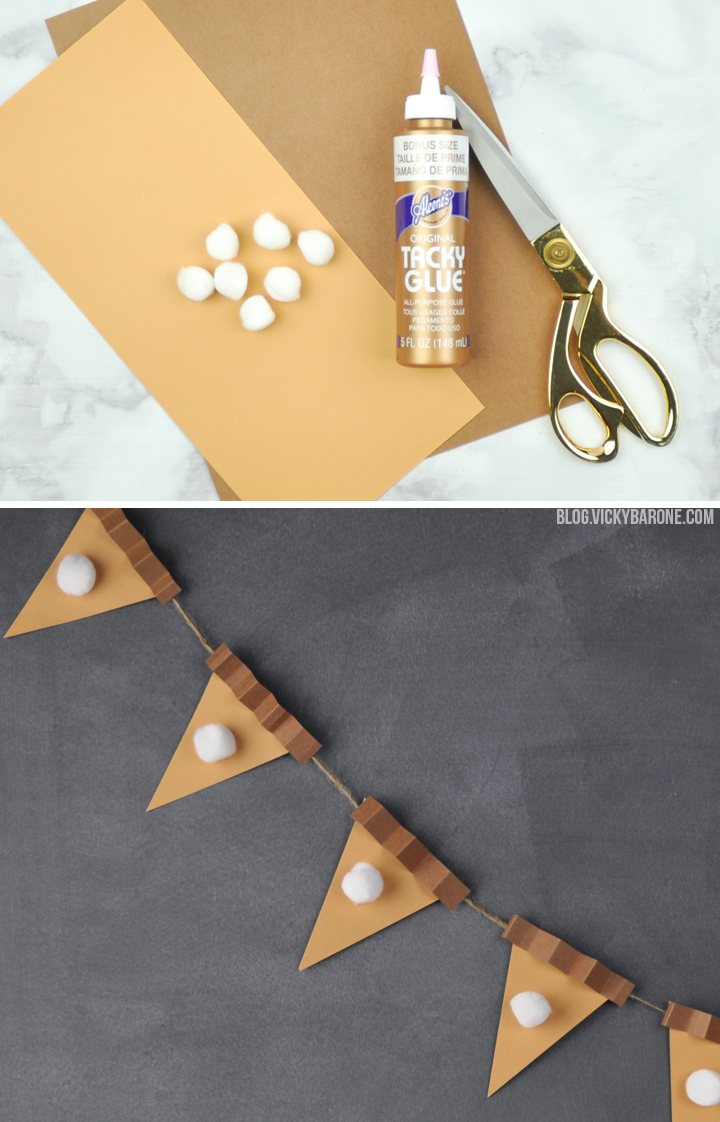 DIY Pumpkin Pie Garland | Vicky Barone