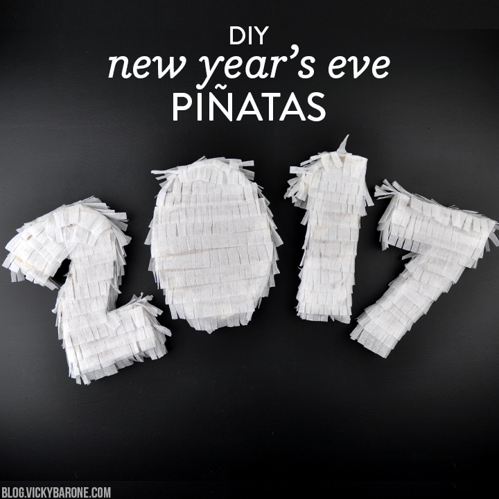DIY New Year’s Eve Piñatas