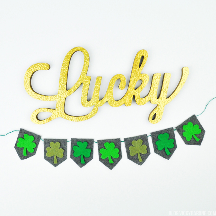 St. Patrick's Day Felt Garlands | Vicky Barone