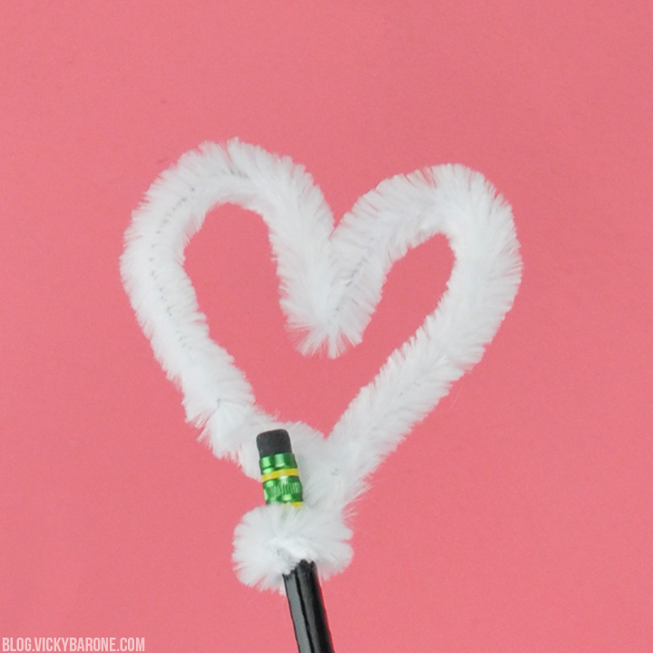 DIY Heart Pencil Toppers | Valentine's Day Crafts | Vicky Barone